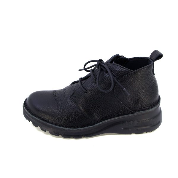 Wata Black Ultra Light & Wide Fit Short Boots